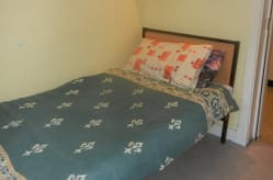 Image of an emergency bed at Cork Simons emergency shelter.