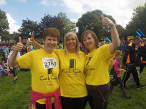 Image of women having completed the Echo Live Womens Mini Marathon for Cork Simon Community.