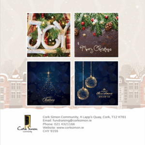 Cork Simon Christmas Cards in Packs of Twelve